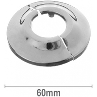 Hinged Chrome Metal Cover Plate 1/2 inch BSP