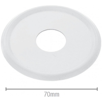Cover Plate 40mm Colourbond White Metal