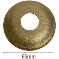 Cover Plate 1/2IN BSP 10mm Rise Rough Brass