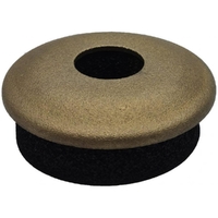 Cover Plate 1/2IN BSP 10mm Rise Rough Brass  Foam backing