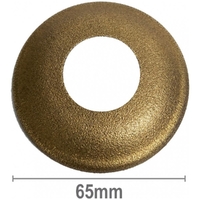 Cover Plate 3/4IN BSP 10mm Rise Rough Brass