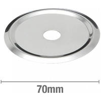 S/Steel Cover Plate 68mm O.D. 1/2inch Copper