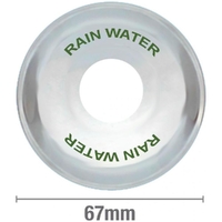 Rainwater Green on Clear Stainless Steel ½ BSP 10mm Rise