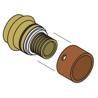 DN15 X PEX DN16 PN20 (Water)Adaptor PEX Crimp