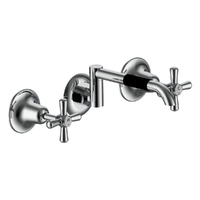 Dorset Cross Laundry Sets
 3/4 Turn - Chrome (Lf)