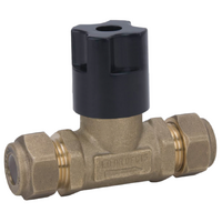 15mm Isolation Non Return Valve CU Compression 