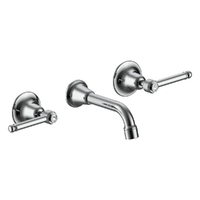 Dorset Lever Bath Set 1/4 Turn - Chrome