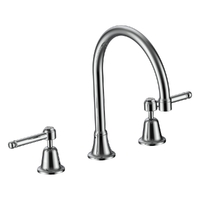 Dorset Lever Hob Spa Set 1/4 Turn - Chrome