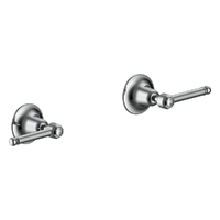 Dorset Lever Wall Stops 1/4 Turn - Chrome (Lf)