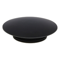 32 Matte Black Dome Cover Plug And Waste 