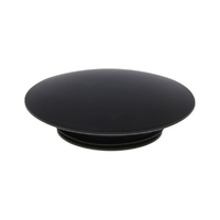 40 Matte Black Dome Cover Plug And Waste 
