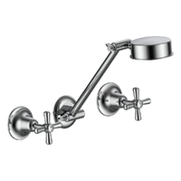 Dorset Cross Shower Sets
 Jumper Valve - Chrome