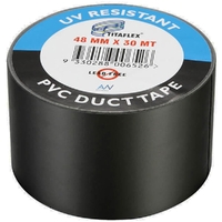 Duct Tape Black UV Resistant 48MM X 30Mt