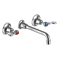 Easy Clean Flared Wall Spa Set 1/4 Turn - Chrome