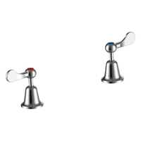 Easy Clean Flared Sink &amp; Basin Top Assemblies 1/4 Turn - Chrome (Lf)