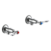 Easy Clean Flared Washing Machine Sets 1/4 Turn - Chrome