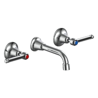 Easy Clean Lever Bath Sets 1/4 Turn - Chrome
