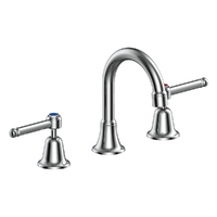 Easy Clean Lever Basin Set Swivel Spout - 6 Star 1/4 Turn - Chrome (Lf)