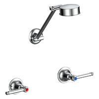 Easy Clean Lever Shower Sets 1/4 Turn - Chrome