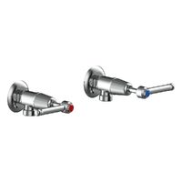 Easy Clean Lever Washing Machine Sets 1/4 Turn - Chrome