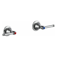 Easy Clean Lever Wall Stops 1/4 Turn - Chrome (Lf)