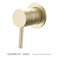 Evolve Wall Mixer - Solid Round Plate Gold (Lf)