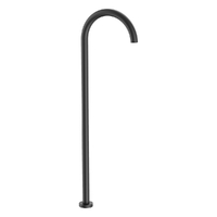 Evolve Gooseneck Floor Mount Spout Matt Black (Lf)