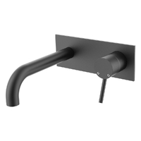 Evolve Horizontal Wall Set - Bath - 200Mm Outlet Gunmetal