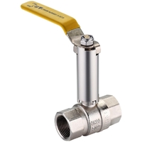 AGA Approved Ball Valve Extd Hdle Lever Hdle FI X FI 80MM