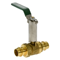 WMK Ball Vlve Press Fit Extd Lever Hdl DN20 Union LF