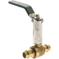 Watermarked Ball Valve Press Fit Extended Handle DN40 X DN40