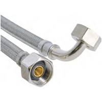 Flexible Hose 25F X 25F Water 350MM Elbow