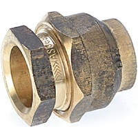 LF 15mm FL x 15mm FL FLARED UNION (1/2" FL x 1/2" FL)