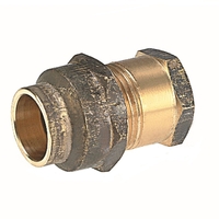 10mm FL X 10mm FI Female Flared Union (3/8" FL X 3/8" FI)