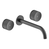 Flute Bath Set - 1/4 Turn Ceramic - Gunmetal