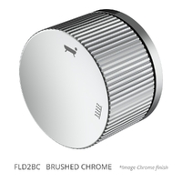 Flute Two Way Diverter - Brushed Chrome