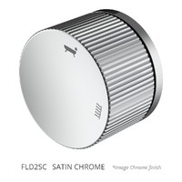 Flute Two Way Diverter - Satin Chrome