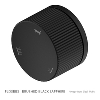 Flute Three Way Diverter - Brushed Black Sapphire