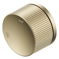 Flute Three Way Diverter - Brushed Gold