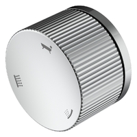 Flute Three Way Diverter - Chrome