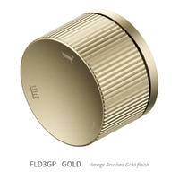 Flute Three Way Diverter - Gold