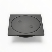 Clear Out Square 100MM Gun Metal