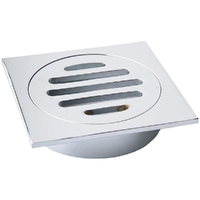 Floor Grate Square Gun Metal 80MM