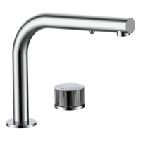 Flute Progressive Hob Sink Set - Pull Out Spray - Chrome (Lf)