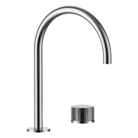 Flute Progressive Hob Sink Set - Gooseneck Spout - 4 Star - Chrome (Lf)