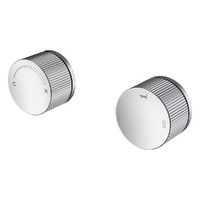 Flute Progressive Wall Mixer And 2 Way Diverter - Chrome