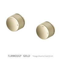 Flute Progressive Wall Mixer And 2 Way Diverter - Gold