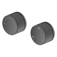 Flute Progressive Wall Mixer And 3 Way Diverter - 180° And 120° 3 Position - Brushed Nickel Trim Kit