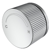 Flute Progressive Wall Mixer - Chrome (Lf)