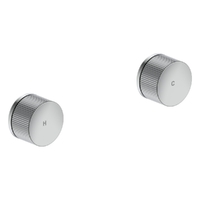 Flute Wall Top Assembly - 1/4 Turn Ceramic - 4 Star - Chrome (Lf)